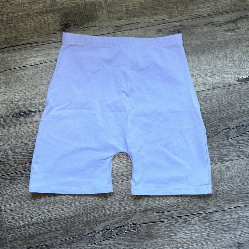 Brandy Melville Biker Shorts, John Galt, Lavender- Purple Color, “One Size”(S-M)